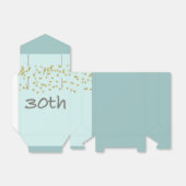 30e verjaardag Confetti Bedankdoosjes (Uitgevouwen)