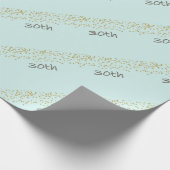 30e verjaardag Confetti Cadeaupapier (Hoek)