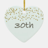 30e verjaardag Confetti Keramisch Ornament (Voorkant)