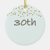 30e verjaardag Confetti Keramisch Ornament (Voorkant)