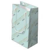 30e verjaardag confetti klein cadeauzakje (Achterkant Gekanteld)
