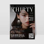 30e Verjaardag Custom Photo Magazine Hoesje Unique Kaart