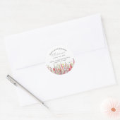 30e Verjaardag Custom Sticker Augustus Geboorteblo (Envelop)