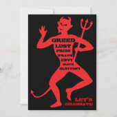 30e verjaardag - De hel van een partij Kaart (Voorkant)