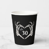 30e verjaardag Decor Party Cup - RIP 20s begrafeni Papieren Bekers (Voorkant)