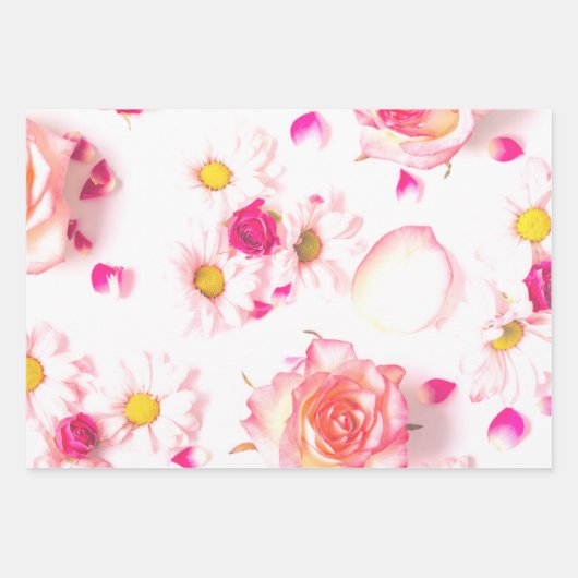 30e Verjaardag Dertig Flirty en bloeiende Fun Pink Inpakpapier Vel (Voorkant 2)