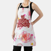 30e Verjaardag Dertig Flirty en bloeiende Fun Pink Schort (Insitu)