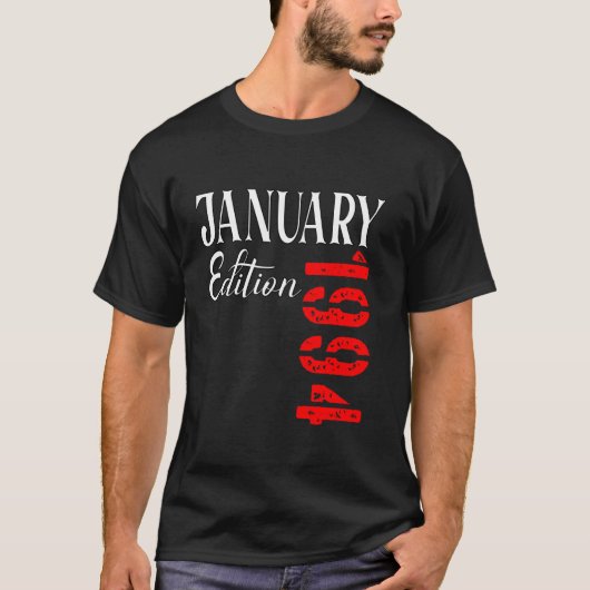 30e VERJAARDAG Dertig jaar oud JANUARI 1994 Long S T-shirt (Voorkant)