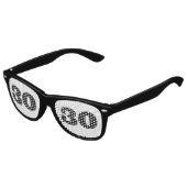 30E VERJAARDAG DERTIGSTE FEESTZONNEBRIL KINDER ZONNEBRIL (Gekanteld)