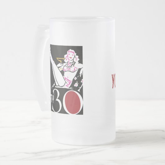 30e verjaardag - Dirty 30 - Mok (Voorkant links)