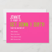 30e verjaardag - Dirty 30 Uitnodiging (Achterkant)