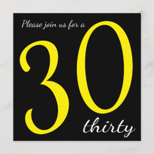 30e verjaardag DIY-tekst Kaart