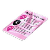 30e verjaardag Dochtergedicht magnet Magneet (Linkerzijde)