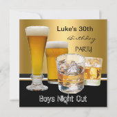 30e verjaardag Drink bietenavond Kaart (Voorkant)