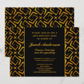 30e verjaardag Elegant Dinner and Dancing Kaart (Voorkant / Achterkant)