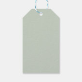 30e Verjaardag Eucalyptus Bedankt Cadeaulabel (Achterkant)