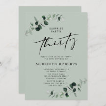 30e verjaardag Eucalyptus Sage