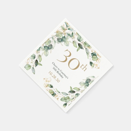 30e verjaardag Eucalyptus Servet (Hoek)