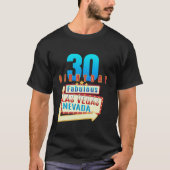 30e verjaardag Fabulous Las Vegas Nevada 30 jaar o T-shirt (Voorkant)