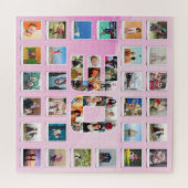 30e verjaardag Familie Foto Herinneringen Collage Legpuzzel (Horizontaal)