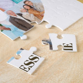 30e verjaardag Foto Collage Neutraal getal 30 Legpuzzel (Zijkant)