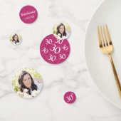 30e verjaardag Foto Confetti (Groep)