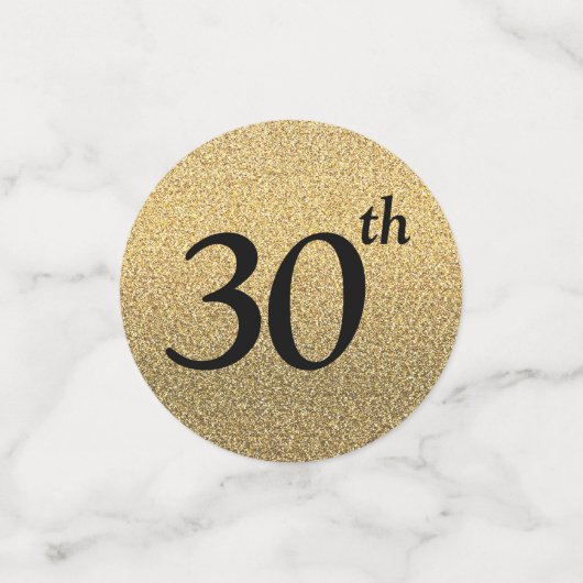 30e verjaardag Foto Confetti (Kleine voorkant)