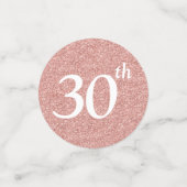 30e verjaardag Foto Confetti (Kleine voorkant)