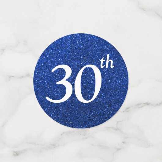 30e verjaardag Foto Confetti (Kleine voorkant)