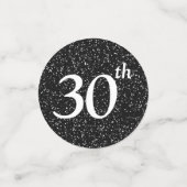 30e verjaardag Foto Confetti (Kleine voorkant)