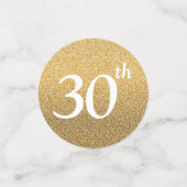 30e verjaardag Foto Confetti (Kleine voorkant)