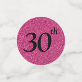 30e verjaardag Foto Confetti (Kleine voorkant)