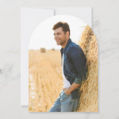 30e Verjaardag Foto Cowboy Pet Laarzen Mannelijk Kaart (Achterkant)