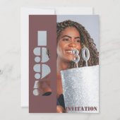 30e verjaardag foto geboren 1995 rode uitnodiging (Voorkant)