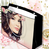 30e verjaardag foto hallo 30 zwart groot cadeauzakje