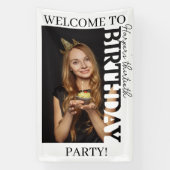 30e Verjaardag Foto studentenfeest Partij Spandoek (Verticaal)