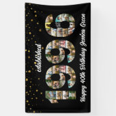 30e verjaardag Fotocollage opgericht 1996 Spandoek (Verticaal)