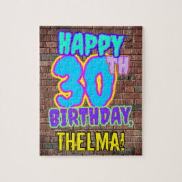 30e verjaardag ~ Fun, geïnspireerd door Urban Graf Legpuzzel