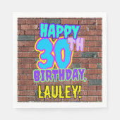 30e verjaardag ~ Fun, geïnspireerd door Urban Graf Servet (Voorkant)