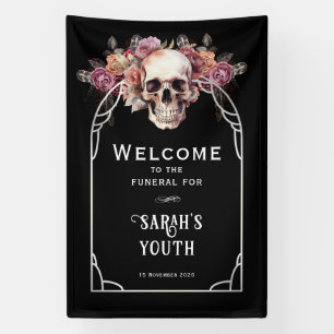 30e Verjaardag Funeral Welcome  Spandoek
