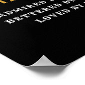 30e verjaardag Geboren in 1993 Voeg de naam Black  Poster (Hoek)