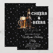 30e verjaardag gejuich en bieren tot 30 jaar kaart (Voorkant / Achterkant)