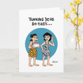 30e verjaardag geruststellen kaart (Gele Bloem)