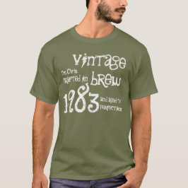 30e verjaardag Gift 1983 Brew Army G213 T-shirt