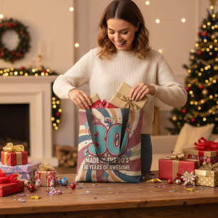 30e Verjaardag Gift Retro 90s Geweldige 30 jaar Ta Tote Bag
