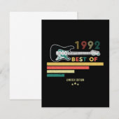 30e verjaardag gitaarlover beste van 1992 (Voorkant / Achterkant)