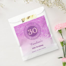 30e verjaardag | Glitterende Roze Goud Glans Bedankzakje