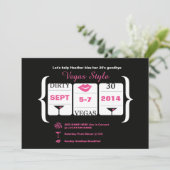 30e verjaardag gokautomaat kaart (Staand voorkant)