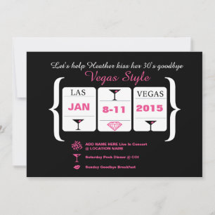 30e verjaardag gokautomaat kaart