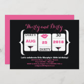 30e verjaardag gokautomaat kaart (Voorkant / Achterkant)